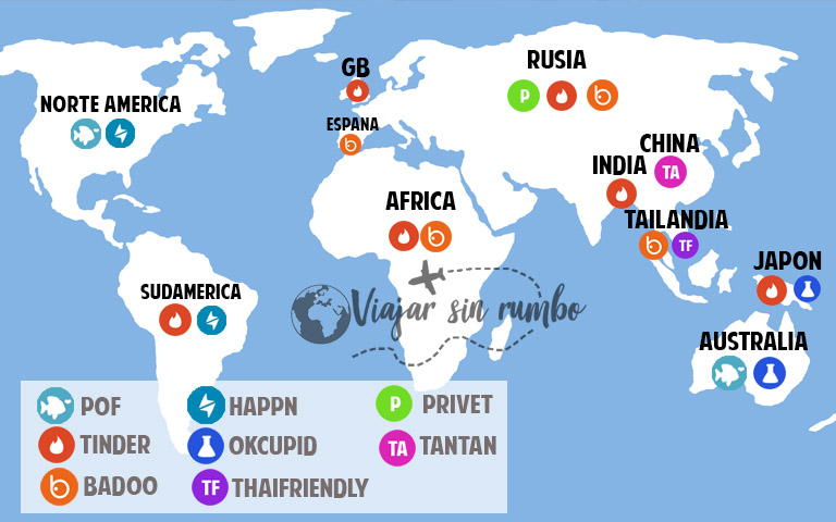 aplicaciones ligar en todo el mundo dating apps travel