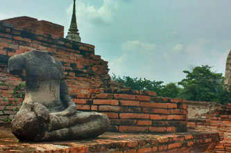 Wat Phra Ram budas decapitados ayutthaya