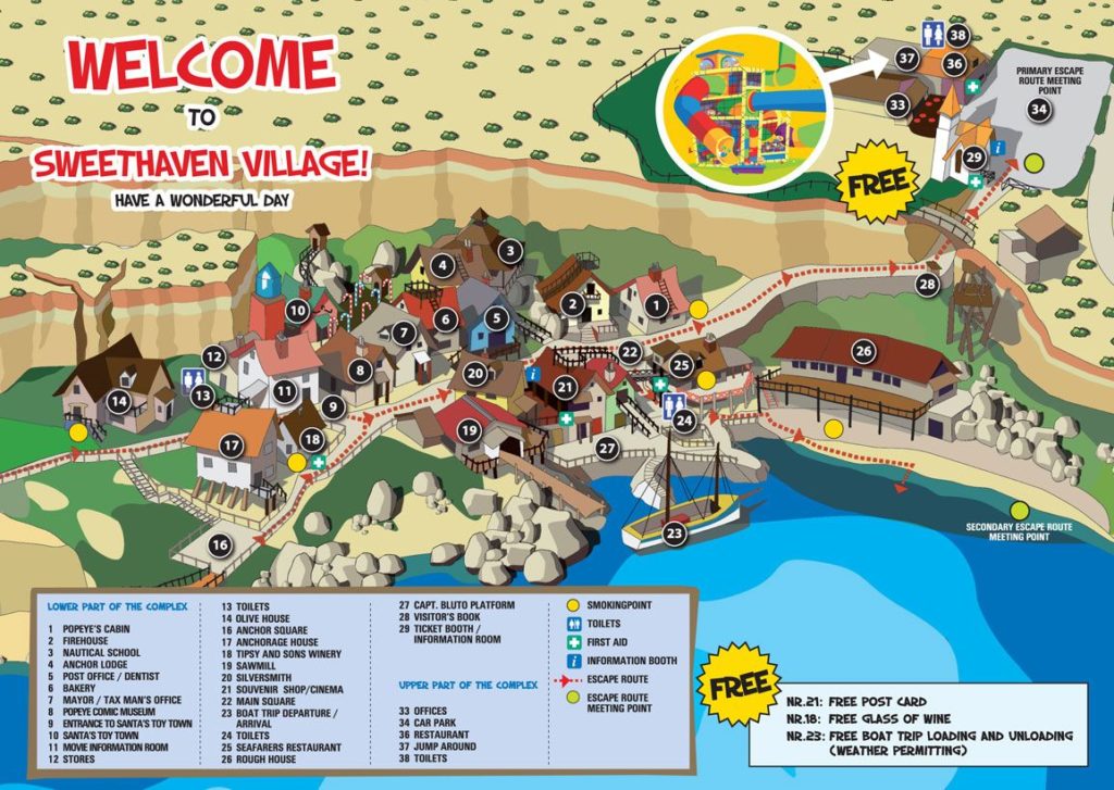 Mapa Pueblo Popeye